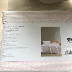 IKEA Pikku Rasymatto Pink Cotton Bedding Set